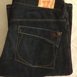 PYLO| Boot Cut Jeans| Dark Blue